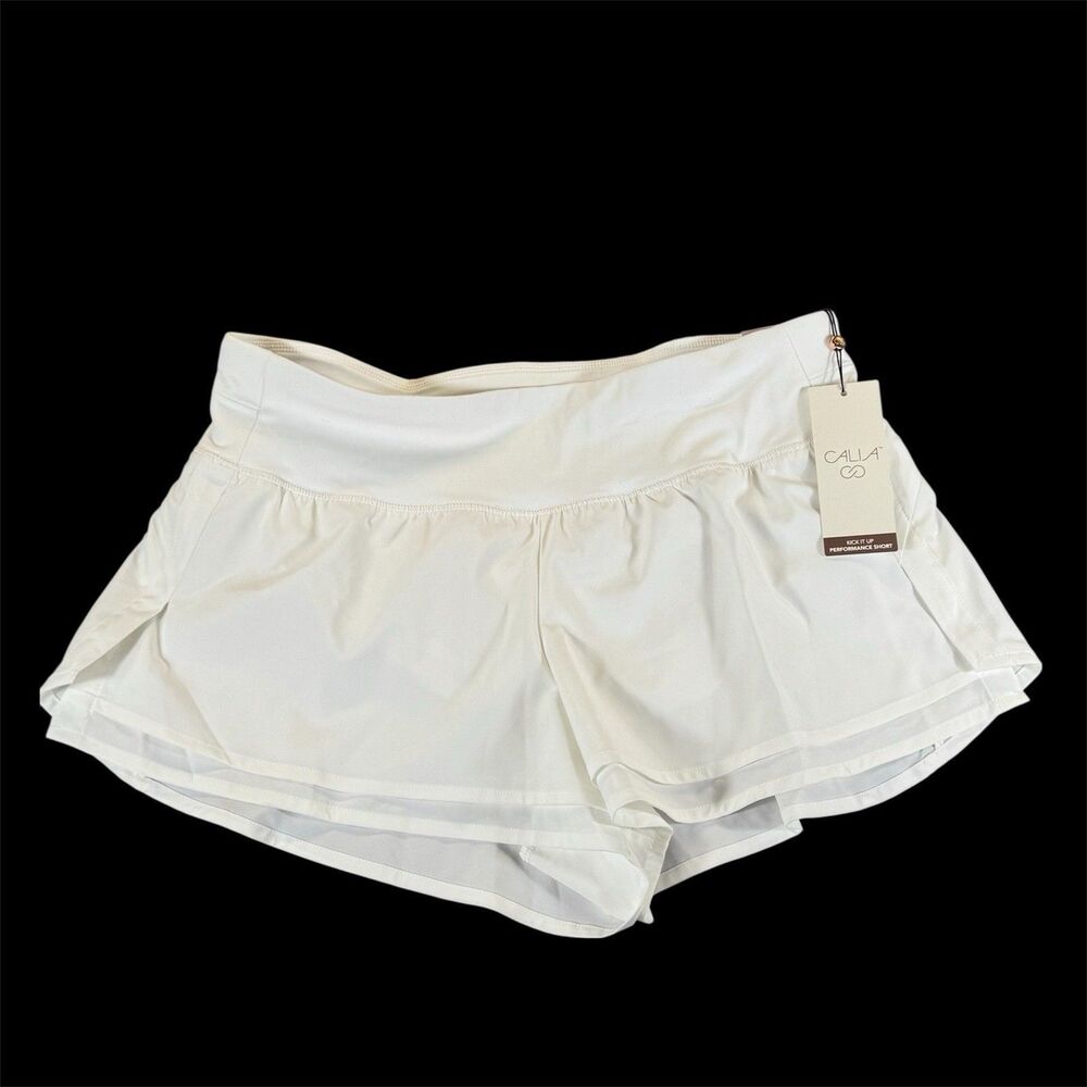 Calia By Carrie Sz M Underwood Kick It Up Performance Shorts White